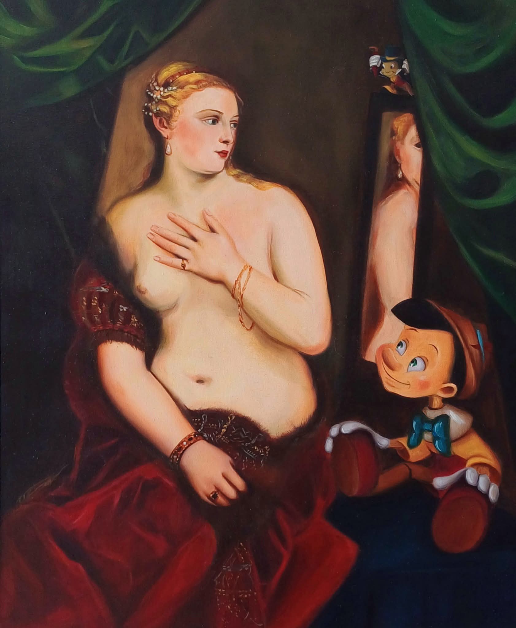 Obra: Venus con Pinocho